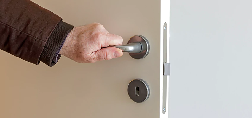 Restroom Locks Privacy Bolt Installation in Atwater, California
